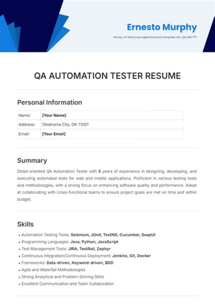 How to Create an Impressive Resume for QA Tester: A Comprehensive Guide