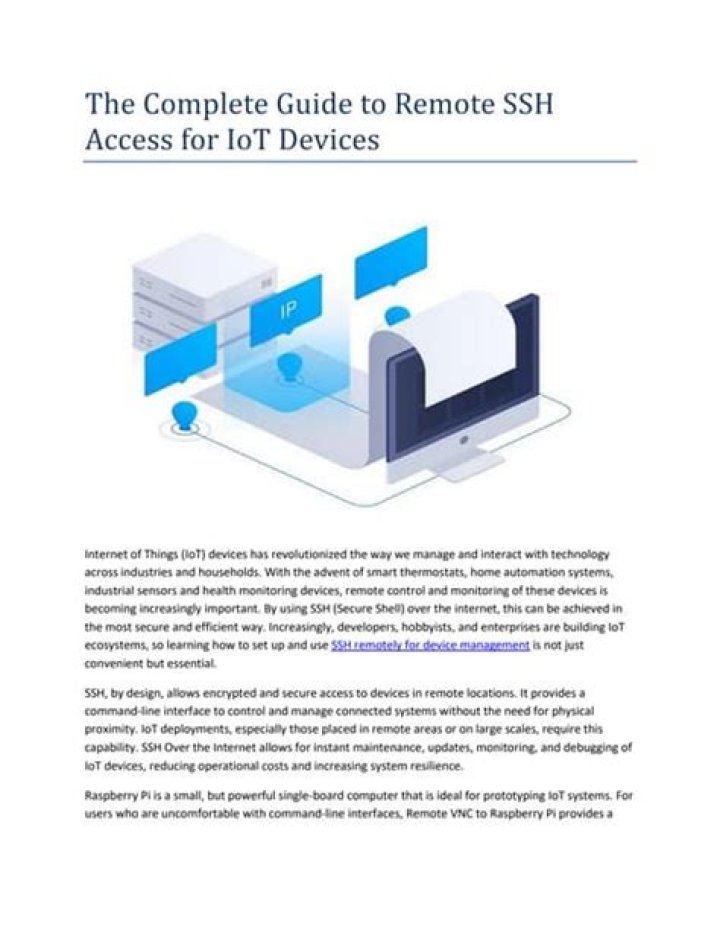 How to Enable Remote SSH Access for IoT Devices for Free