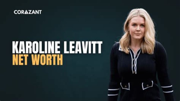 Karoline Leavitt Net Worth: A Comprehensive Overview