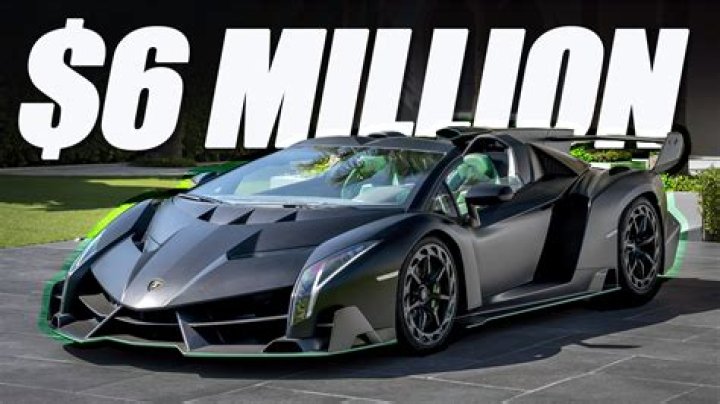 Lamborghini Veneno Cost: A Comprehensive Guide to the World's Most Expensive Hypercar