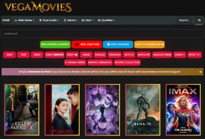 VegaMovies.in: Your Ultimate Destination for Free Movie Downloads